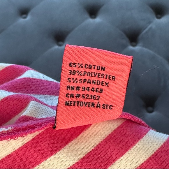 Betsey Johnson Pink and White Striped Fit and Flare Dress - Picture 8 of 8